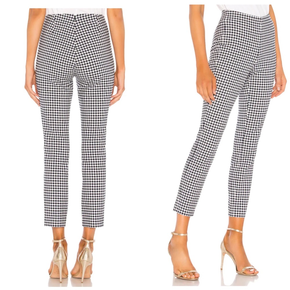 Rag & Bone Simone Gingham Check Slim Pant 6